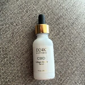 New D24K wellness CBD Collagen booster serum